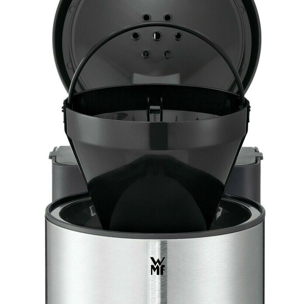 WMF STELIO Aroma Filterkaffeemaschine, 10 Tassen, Silber.
