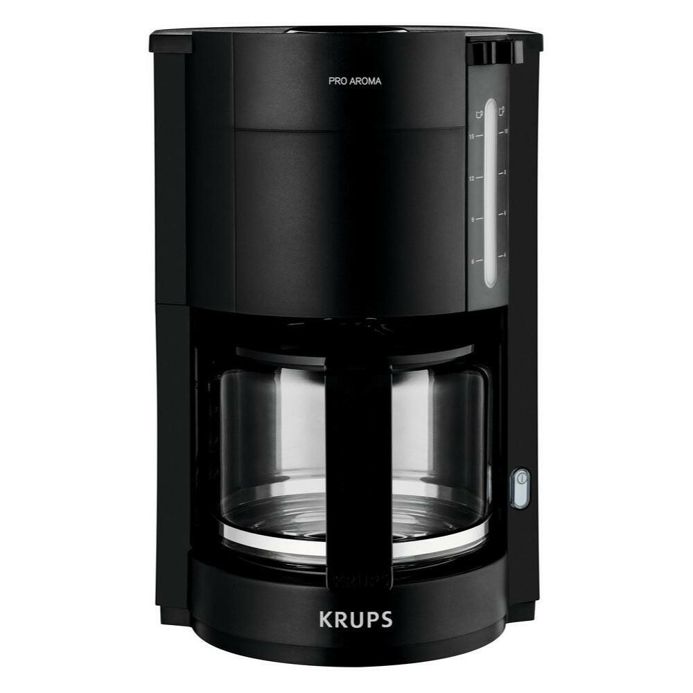 KRUPS F30908 ProAroma Filterkaffeemaschine 1,25L Schwarz.
