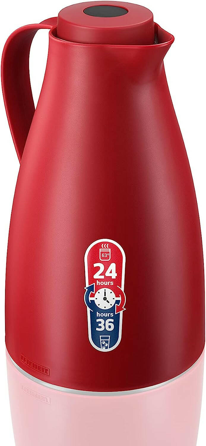 LEIFHEIT Harmonic 1L Isolierkanne, 24h heiß, BPA-frei.