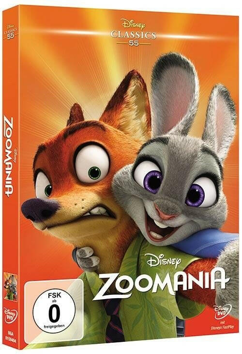 Zoomania DVD - Disney Classics, Animationsfilm FSK 0.