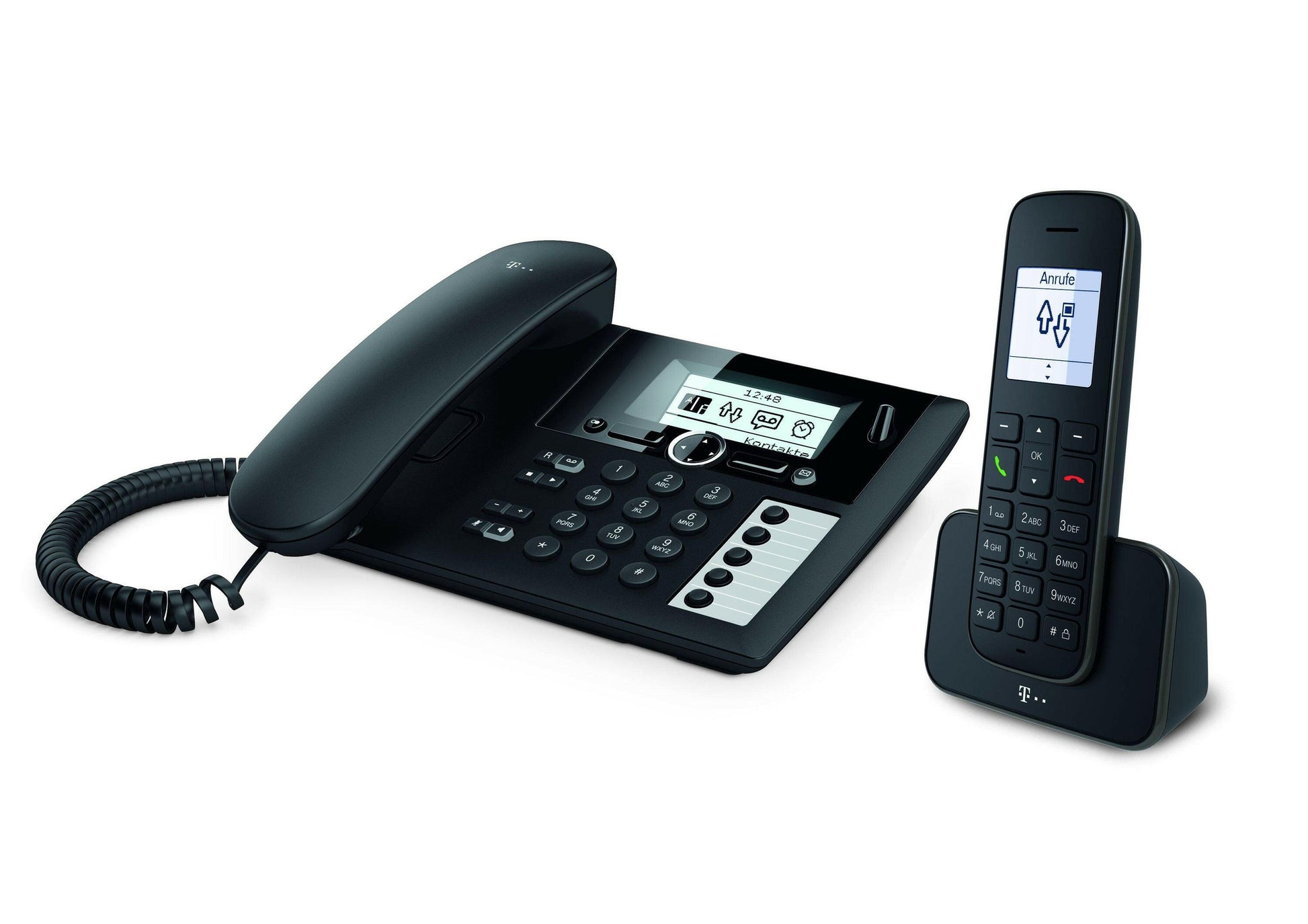 Telekom Sinus PA 207 Plus 1 Schwarz Telefon mit AB und.