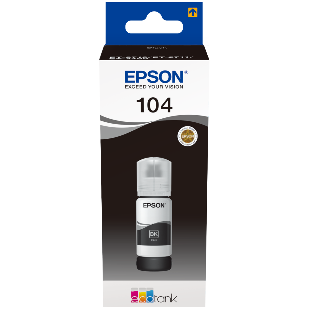 Epson Original Tintenflasche schwarz 65ml für EcoTank.