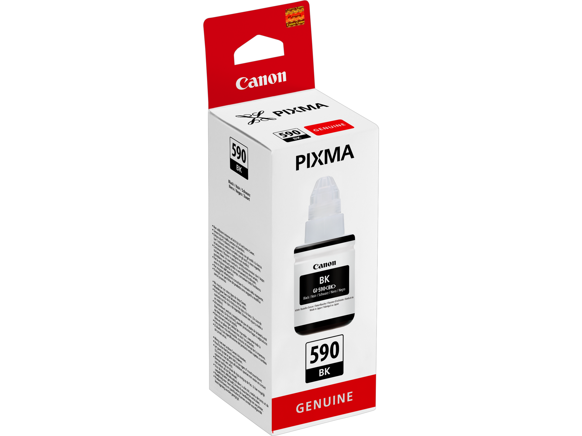 Canon GI-590 Tintenpatrone Schwarz 135ml für Drucker.