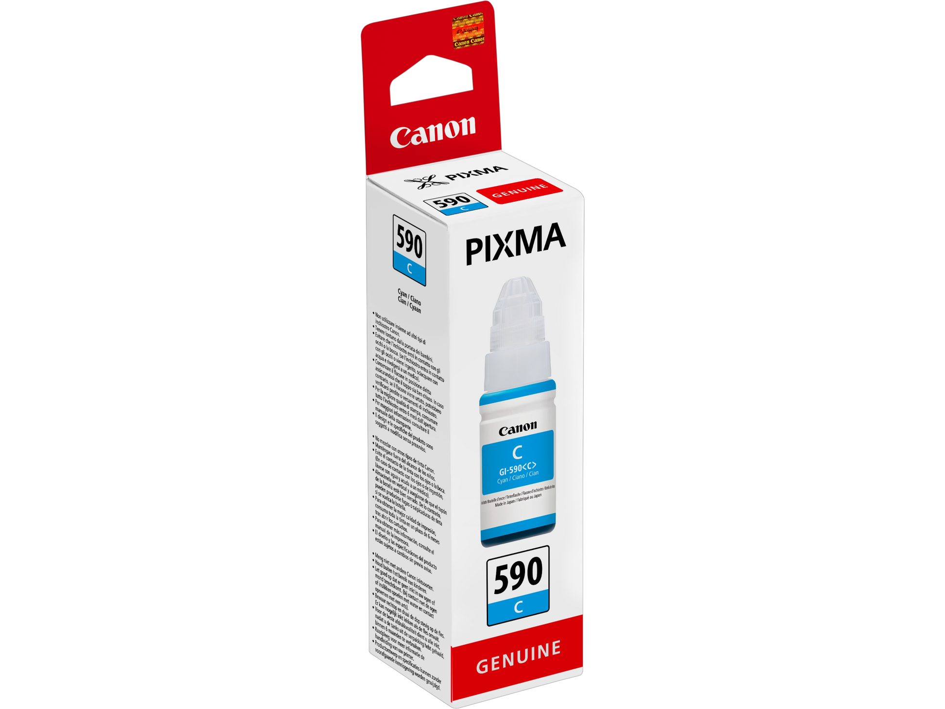 Canon GI-590 Cyan Tintenflasche 70ml, Originalpatrone.