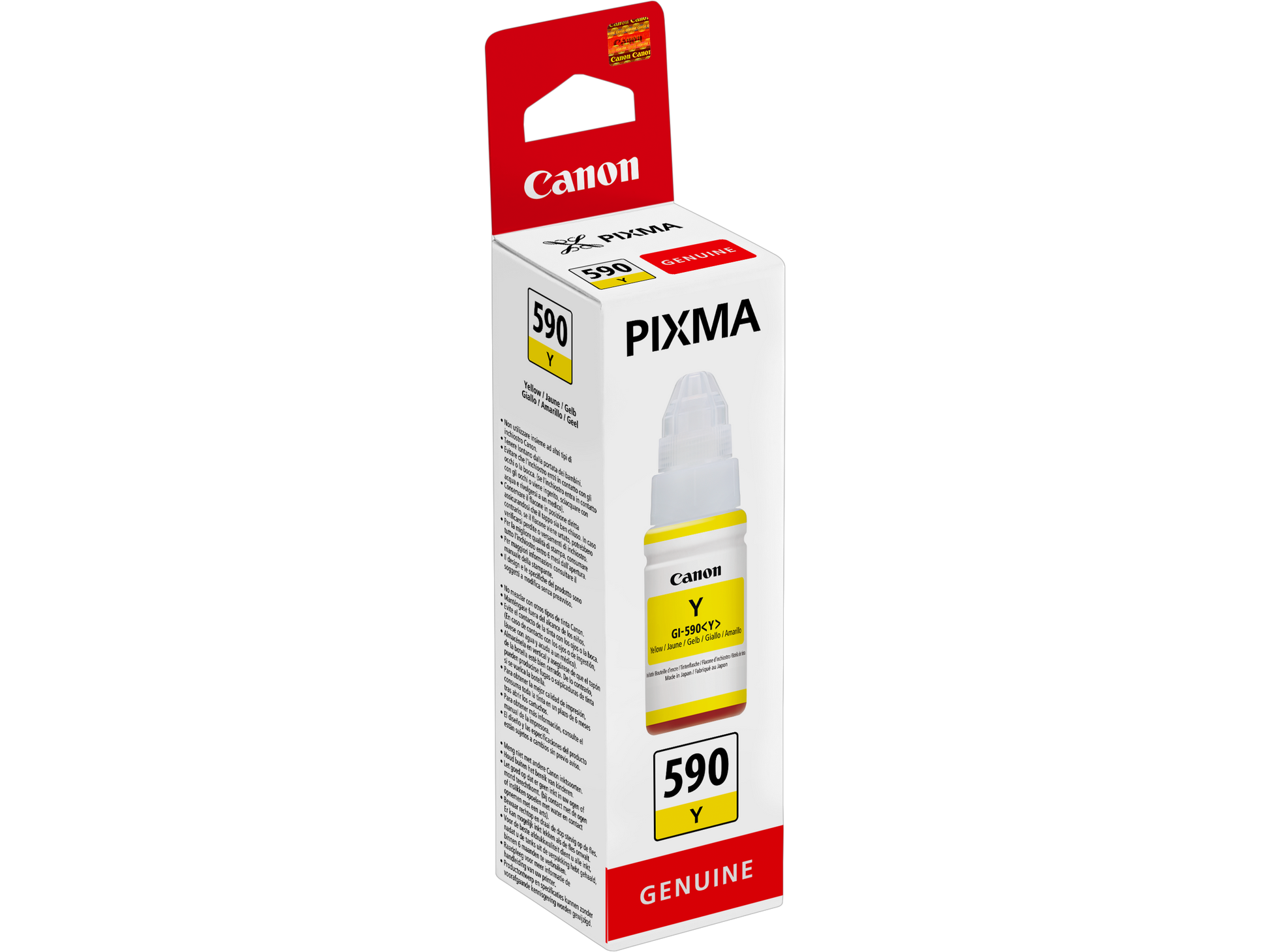 Canon GI-590Y Druckerpatrone 70ml gelb für PIXMA Drucker.