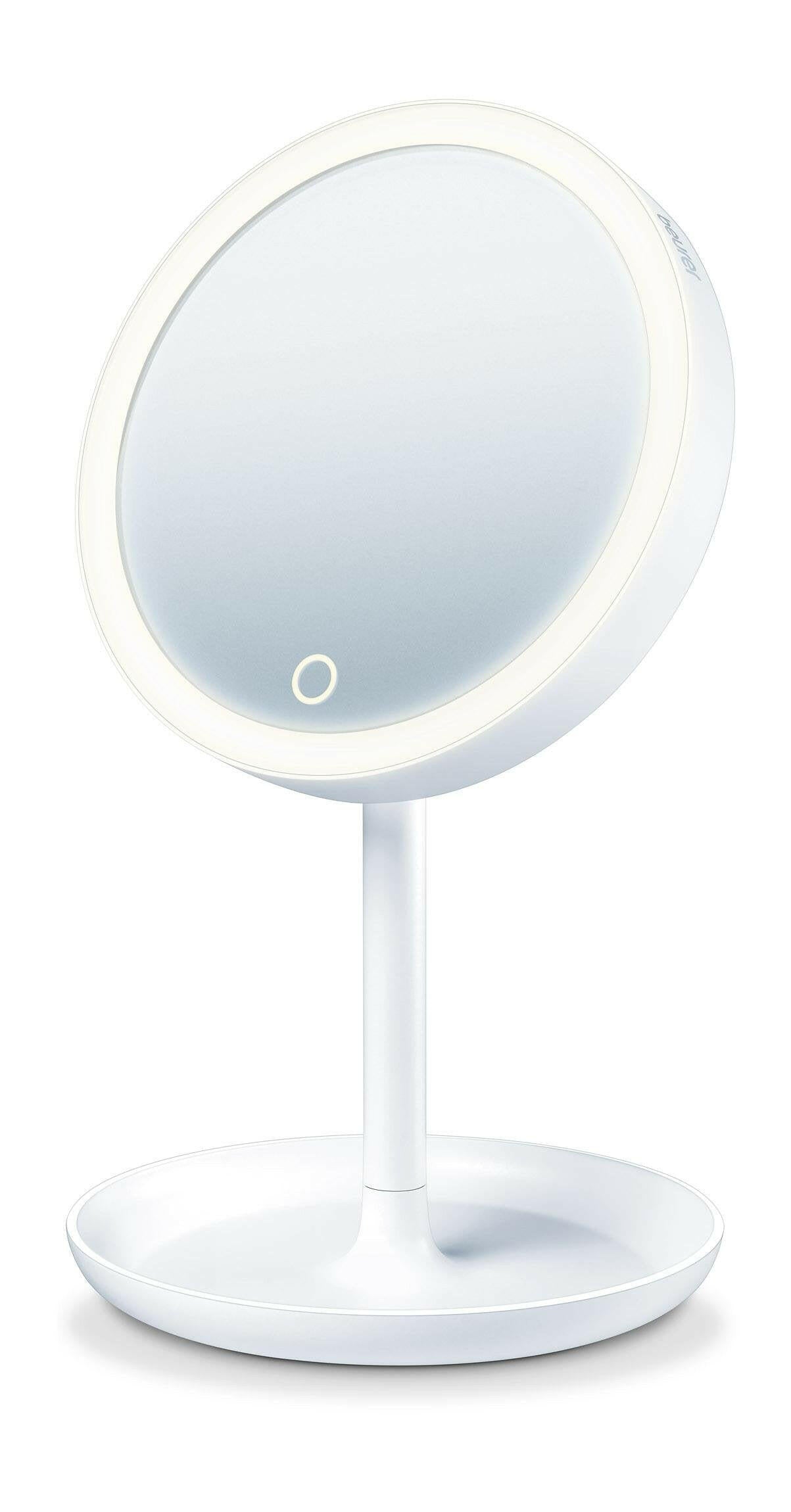 Beurer BS 45 LED Kosmetikspiegel mit 5x Vergrößerung.