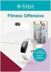 Fitbit Aria Air & Inspire HR Bundle - Fitness Tracker.