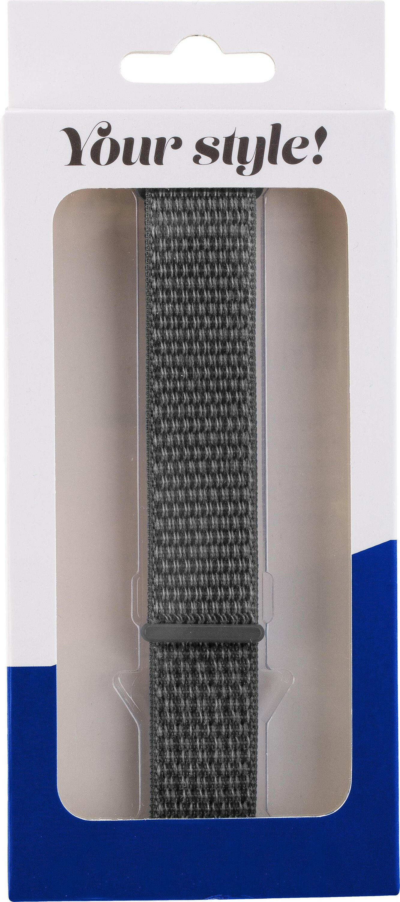 PETER JÄCKEL Armband 20mm Nylon Dunkel Schwarz Elegantes.