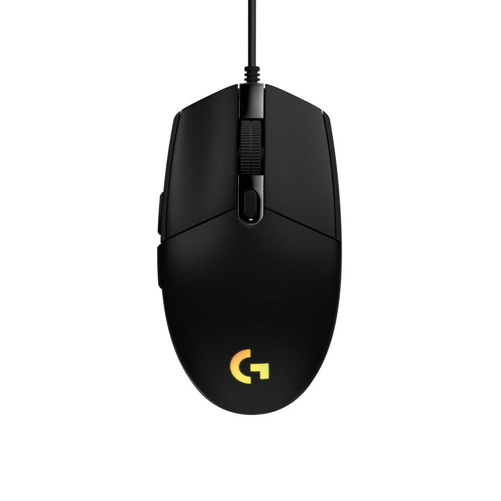 Logitech G203 Gaming-Maus, 8.000 DPI, RGB, 6 Tasten, Schwarz.