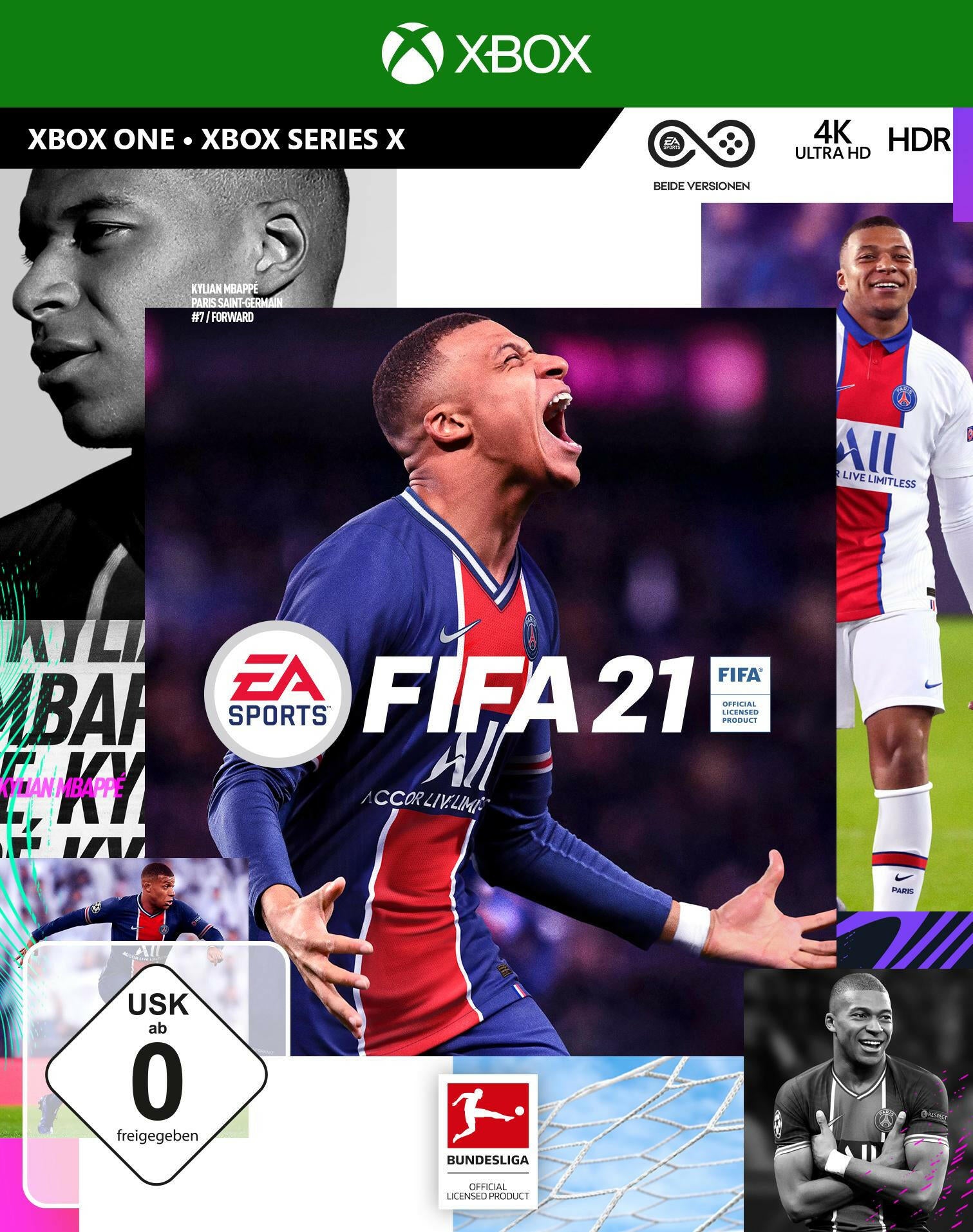 FIFA 21 - Standard Edition für Xbox One & Series X Upgrade.