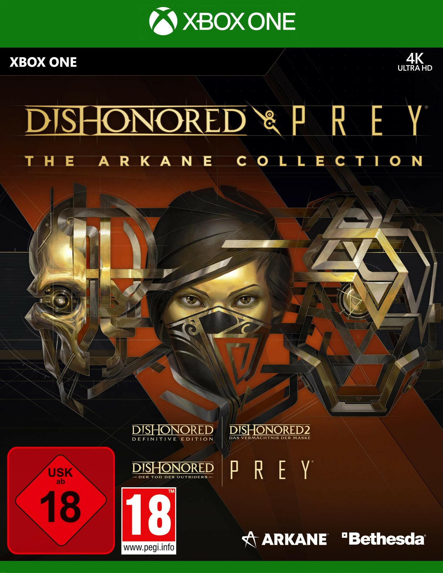 Bethesda Arkane Collection: Dishonored & Prey - Xbox One.