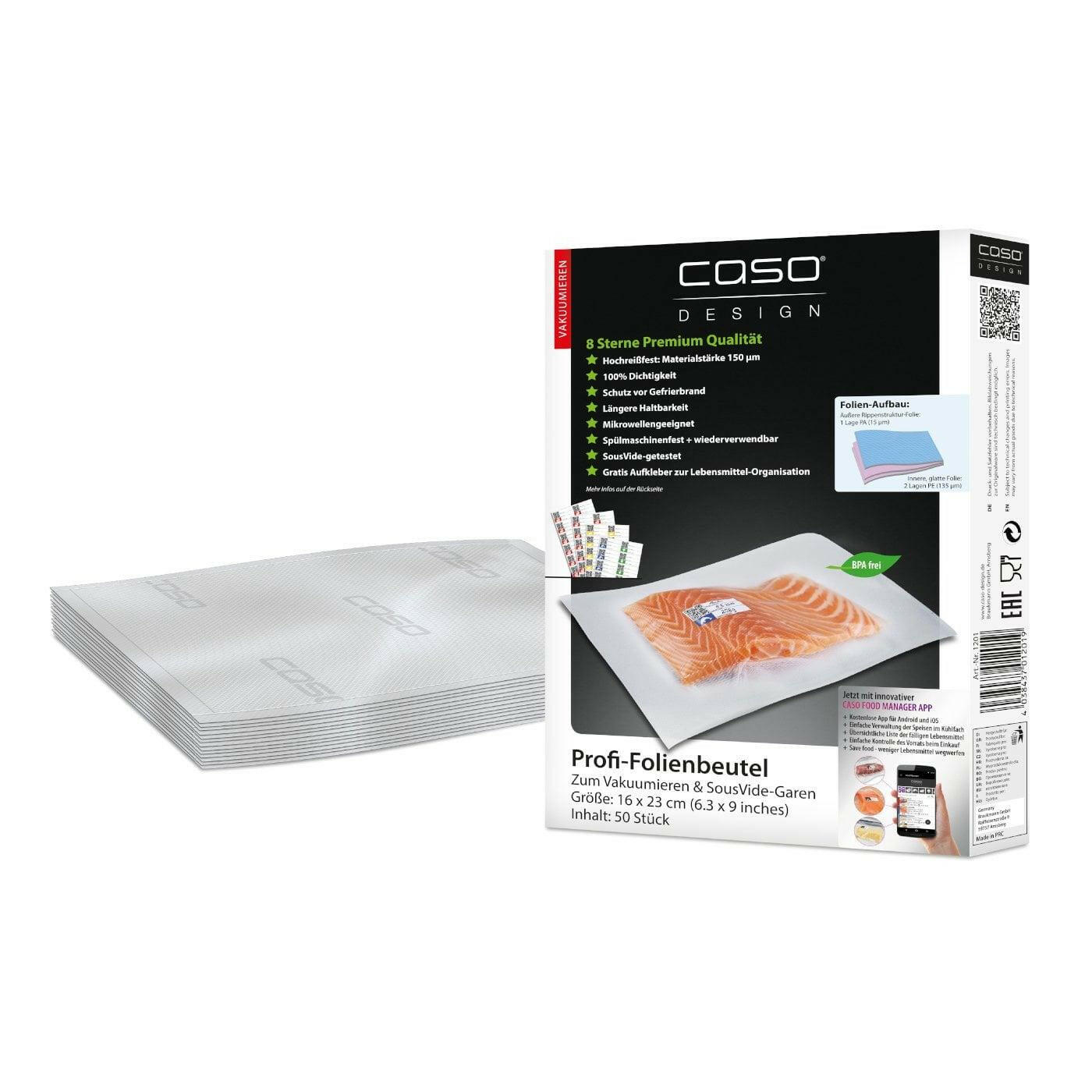CASO Vakuumierer-Folien 16x23cm, 50.