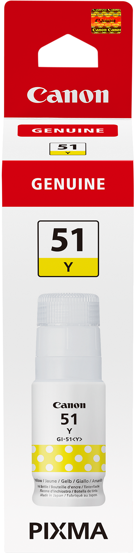 Canon GI-51 Gelb Tintenflasche 70ml, 7700 Seiten.