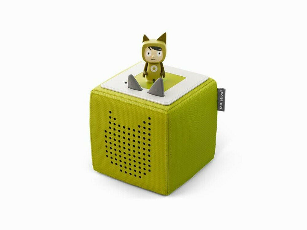 tonies Toniebox Starterset Grün – Audioplayer für Kinder.