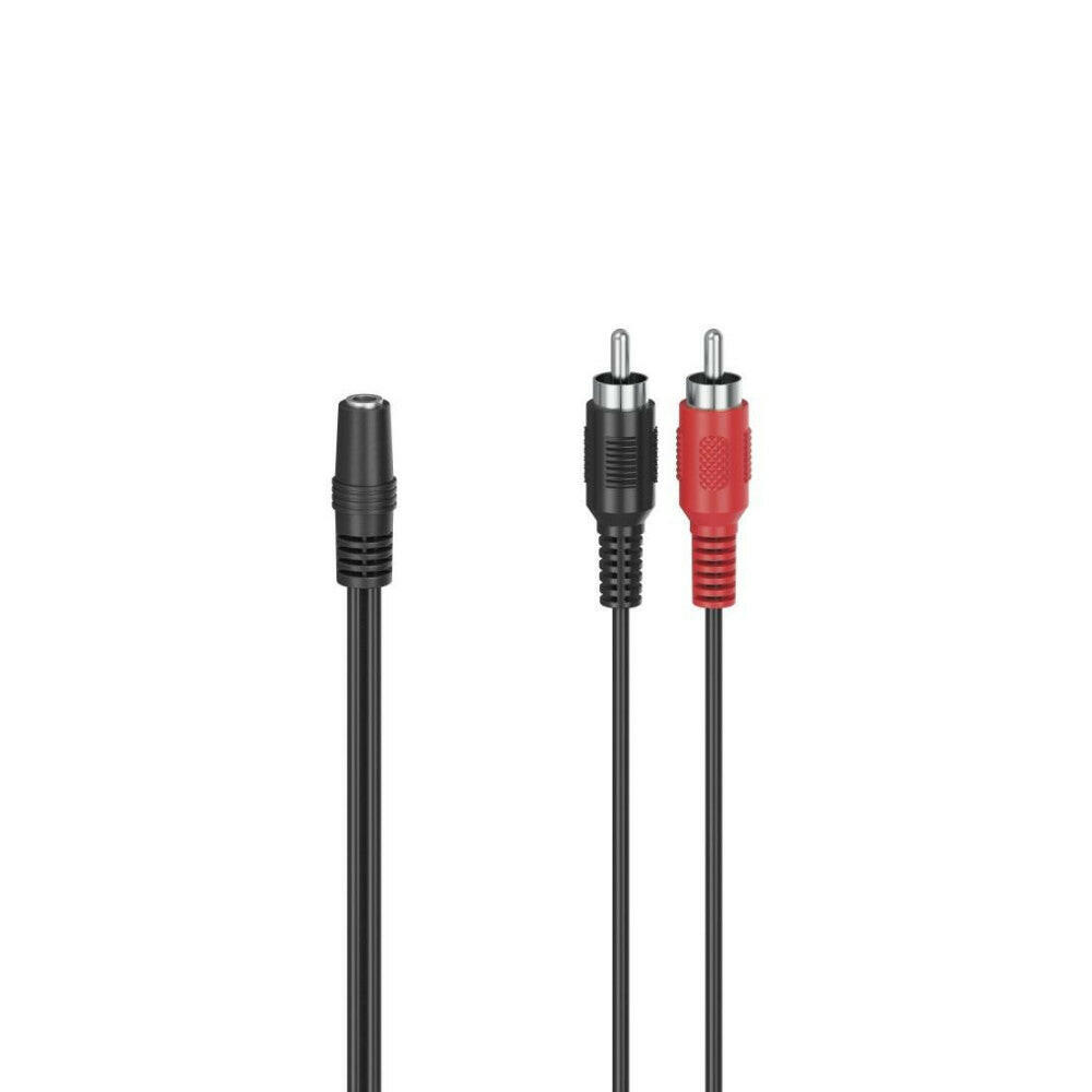 Hama 00205186 Audio Adapter Cinch/Klinke 3,5mm Schwarz.