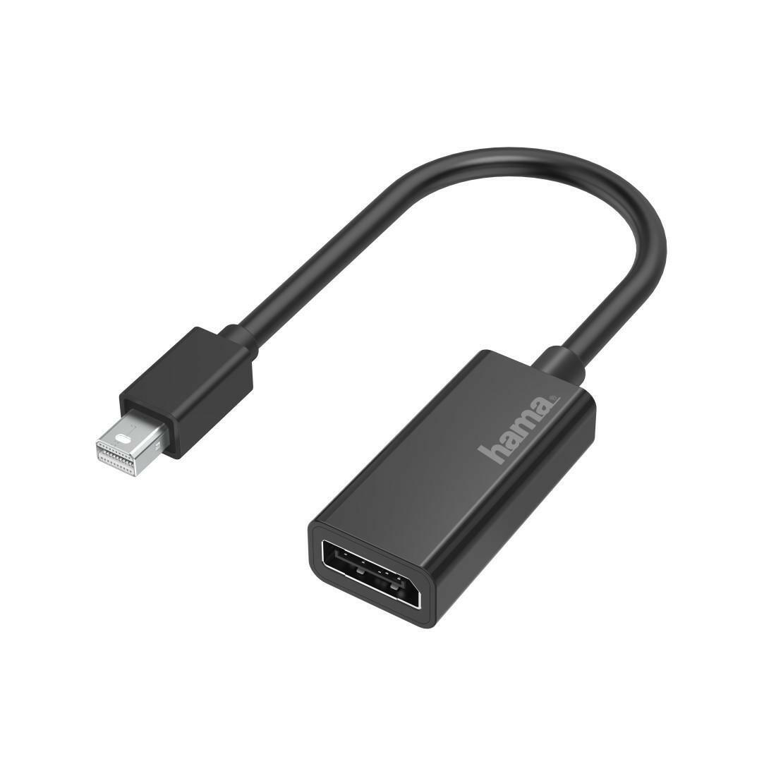 Hama Mini-DisplayPort zu DisplayPort Adapter, Ultra-HD 4K.
