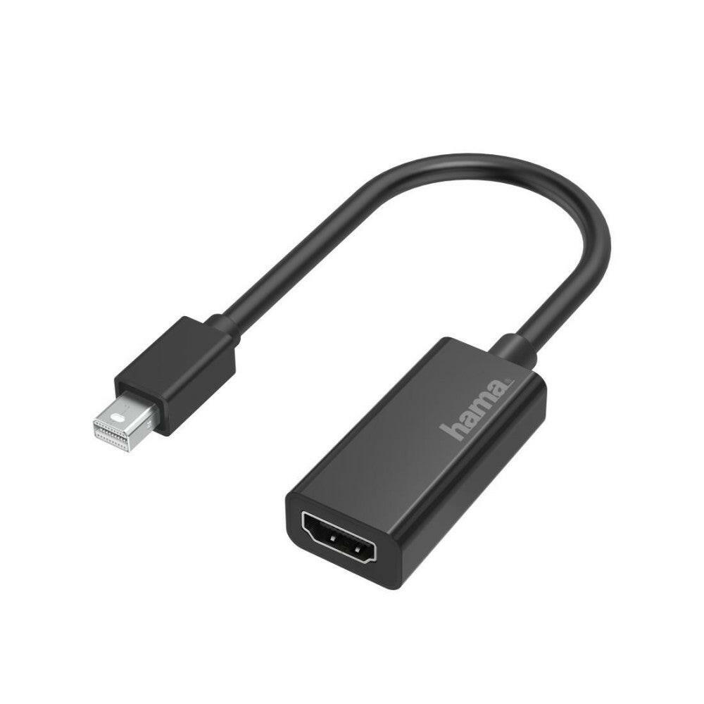 Hama Mini DisplayPort auf HDMI Adapter 4K 30 Hz schwarz.