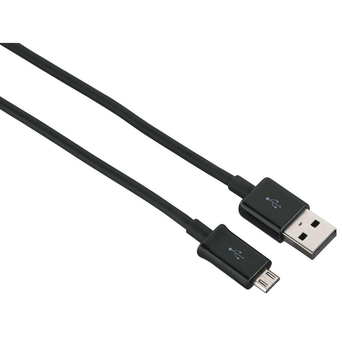 Hama Micro-USB Kabel 0,90m USB 2.0 Hochgeschwindigkeit.