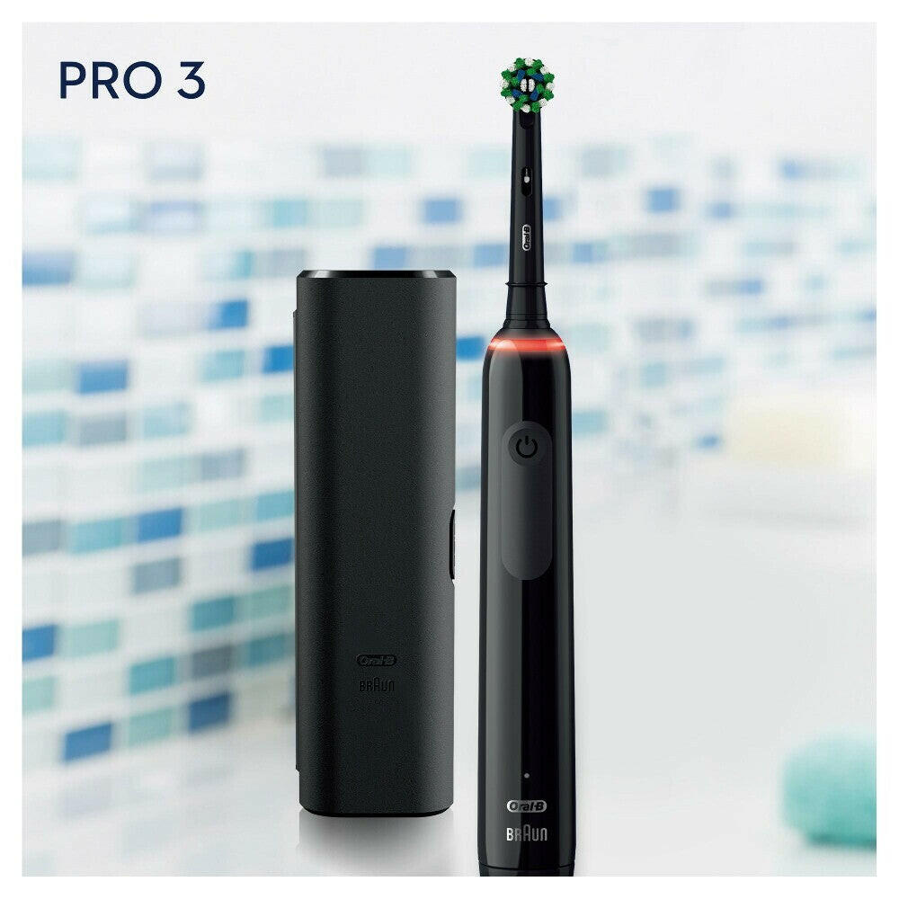 Oral-B Pro 3 3500 Elektrische Zahnbürste mit 3 Putzmodi.