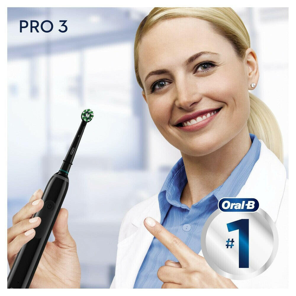 Oral-B Pro 3 3500 Elektrische Zahnbürste mit 3 Putzmodi.