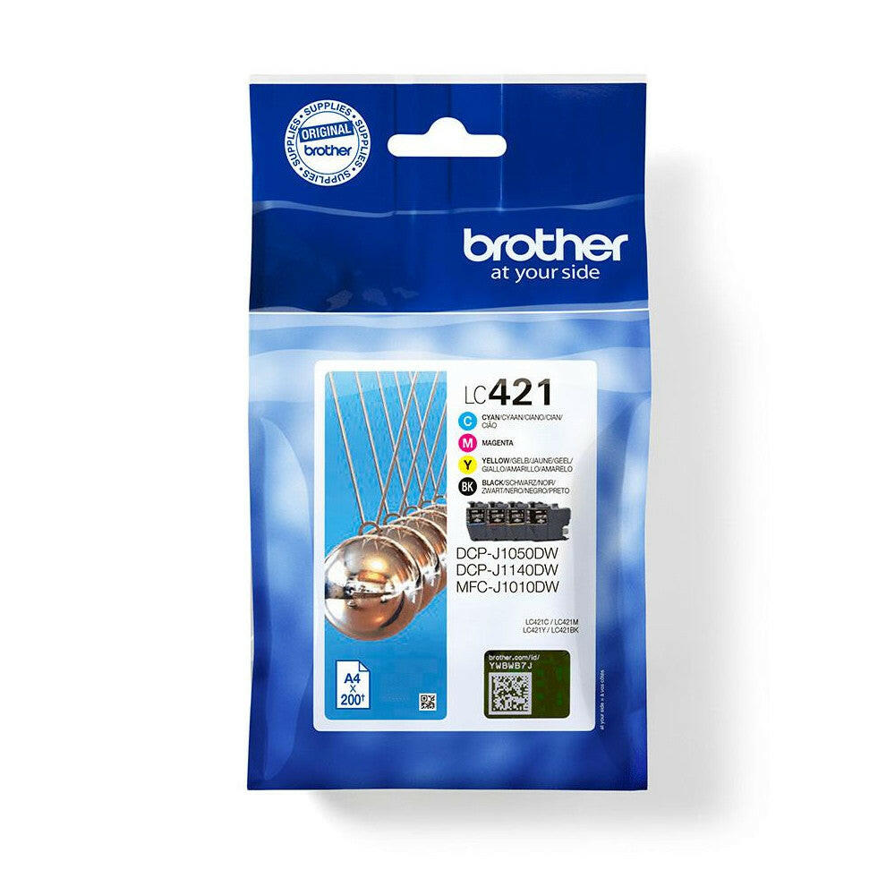 Brother LC-421VAL MultiPack Tintenpatronen Schwarz Cyan.