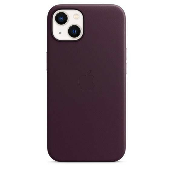 Apple iPhone 13 Leder Case mit MagSafe – Dunkelkirsch.