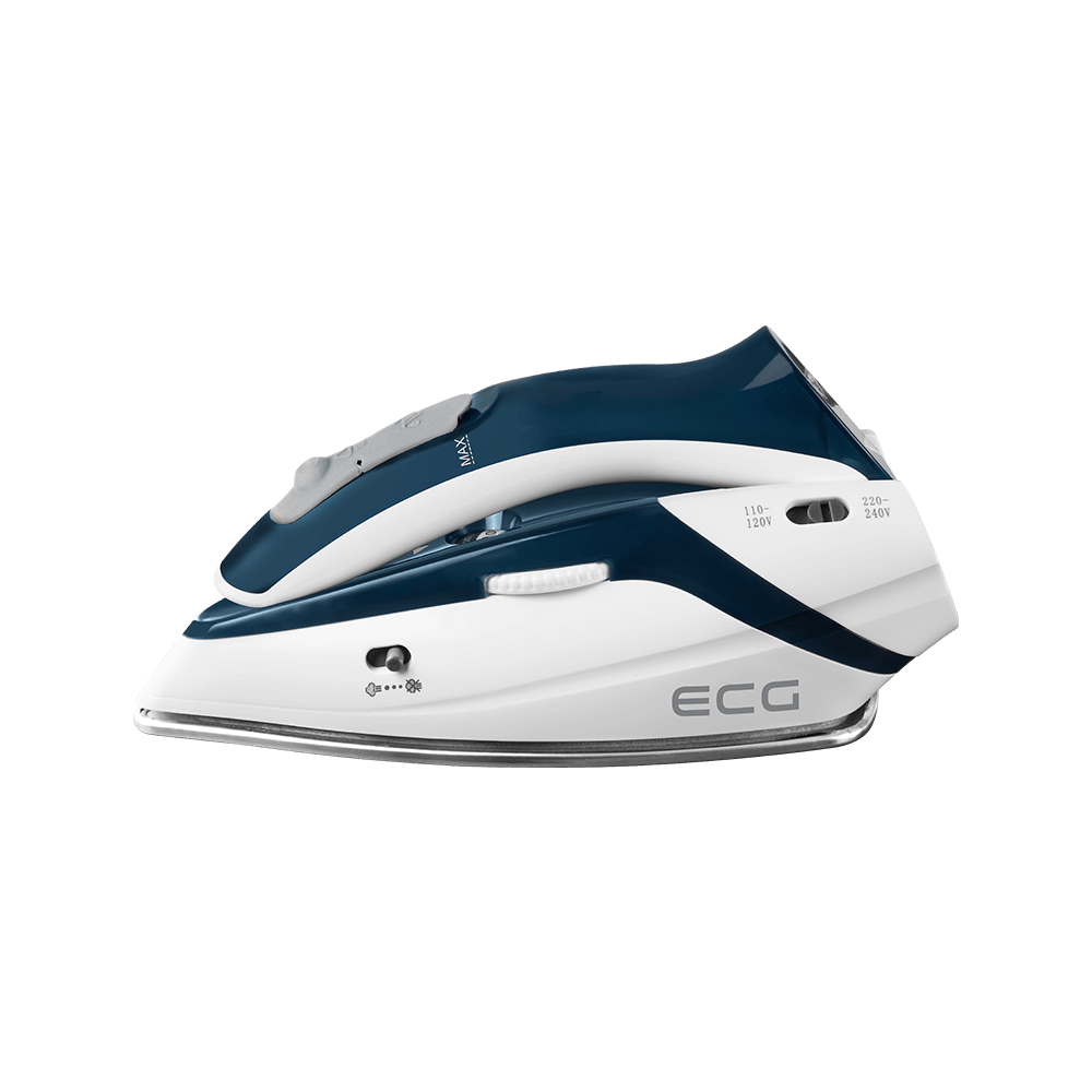 ECG NZ 210 Travel Dampfbügeleisen, 1000W, Antihaft, kompakt.