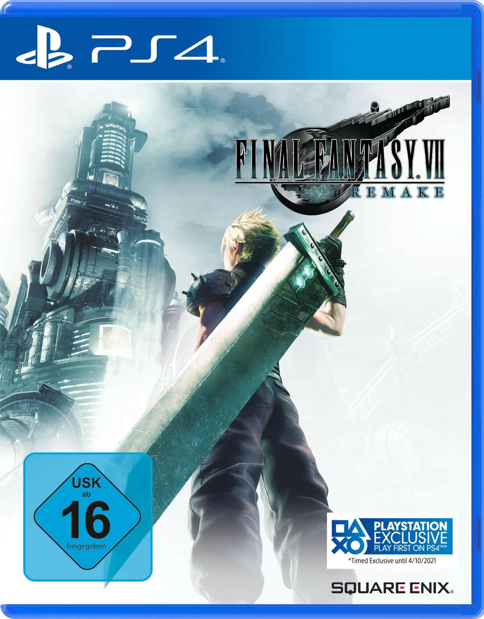 Final Fantasy VII Remake PS4-Spiel | Action-RPG ab 16 Jahren.