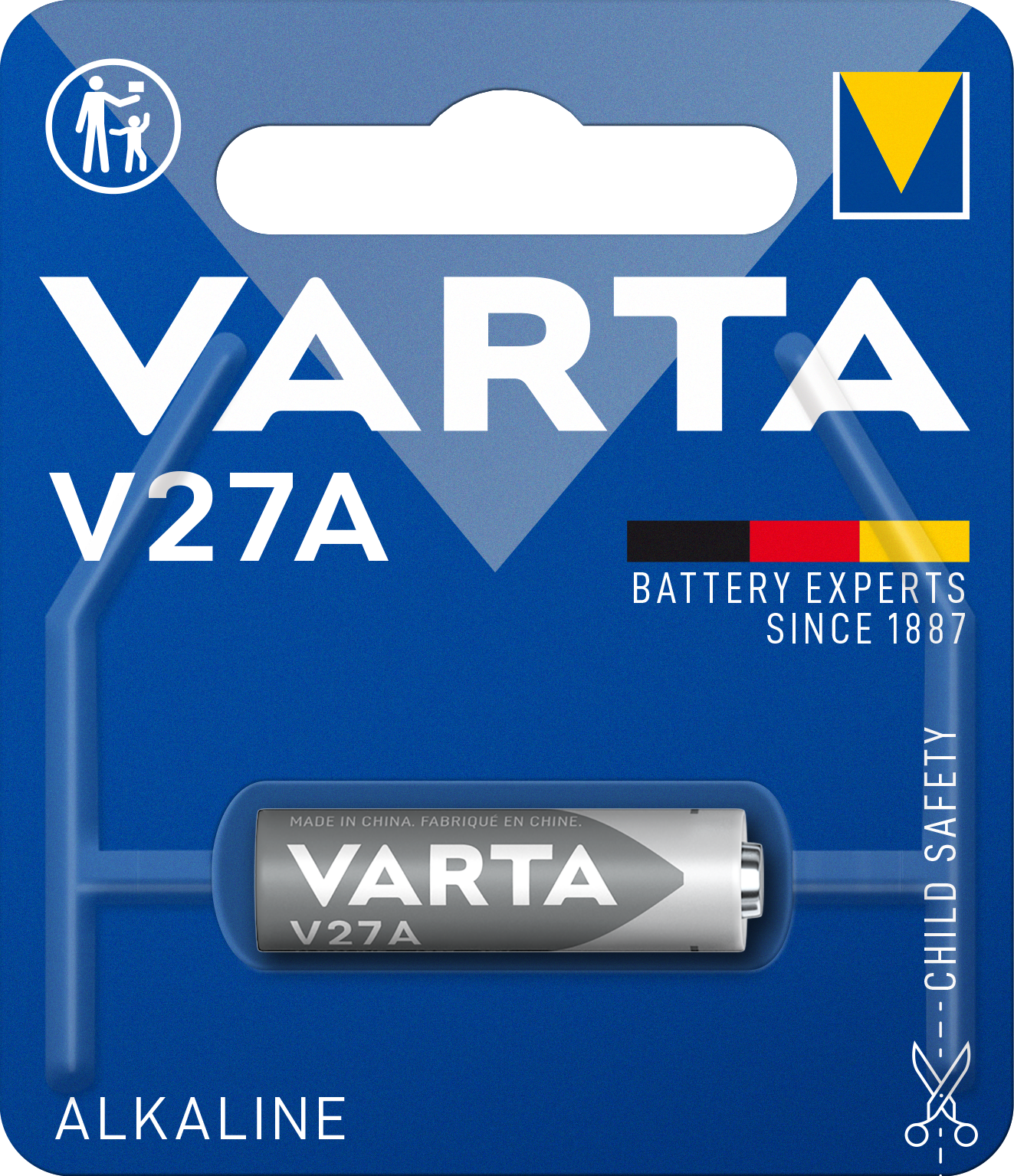 Varta V27A Alkaline Batterie 12V - 1er Blister - Spezial.