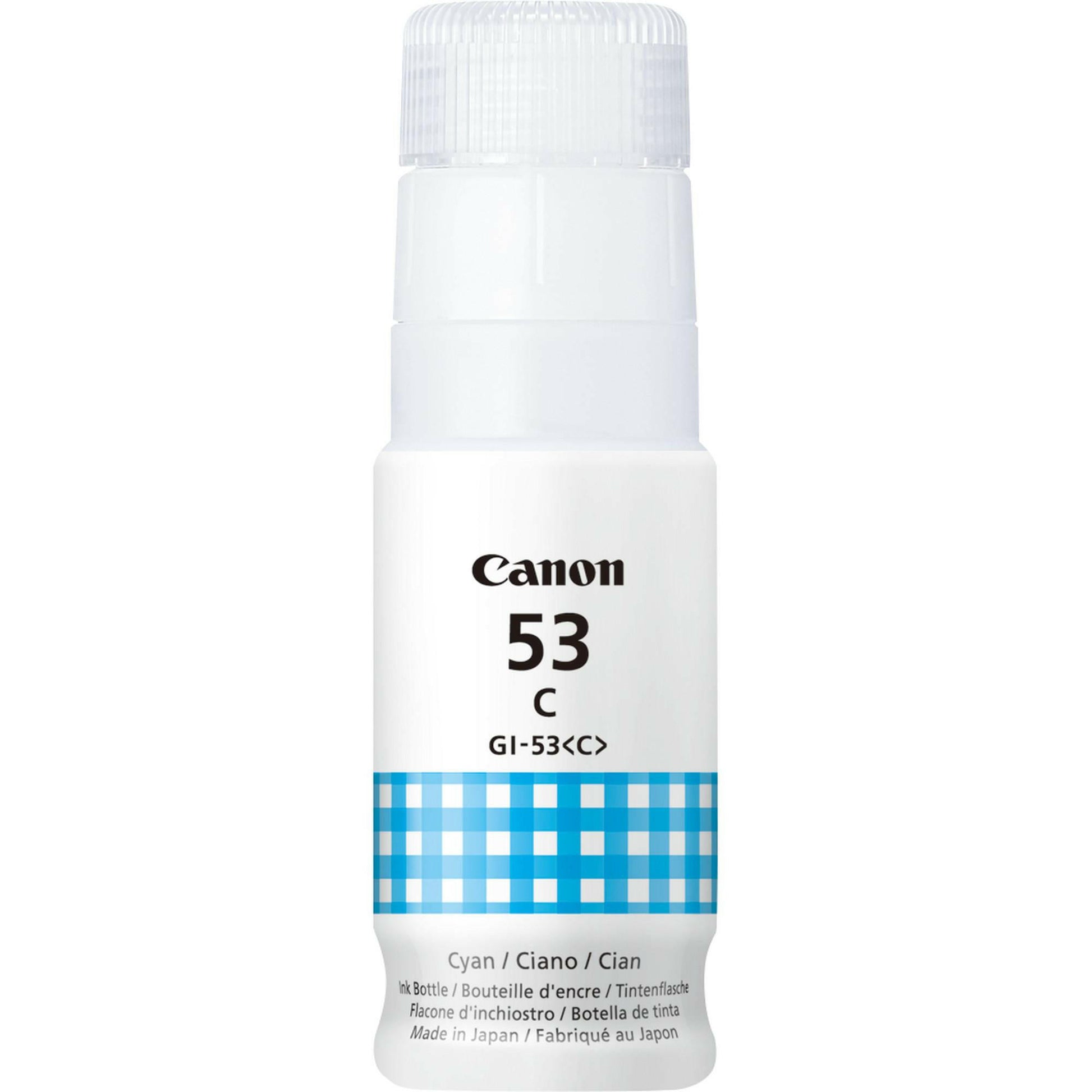 Canon GI-53 C Cyan Tinte 60ml für PIXMA - Originalqualität.