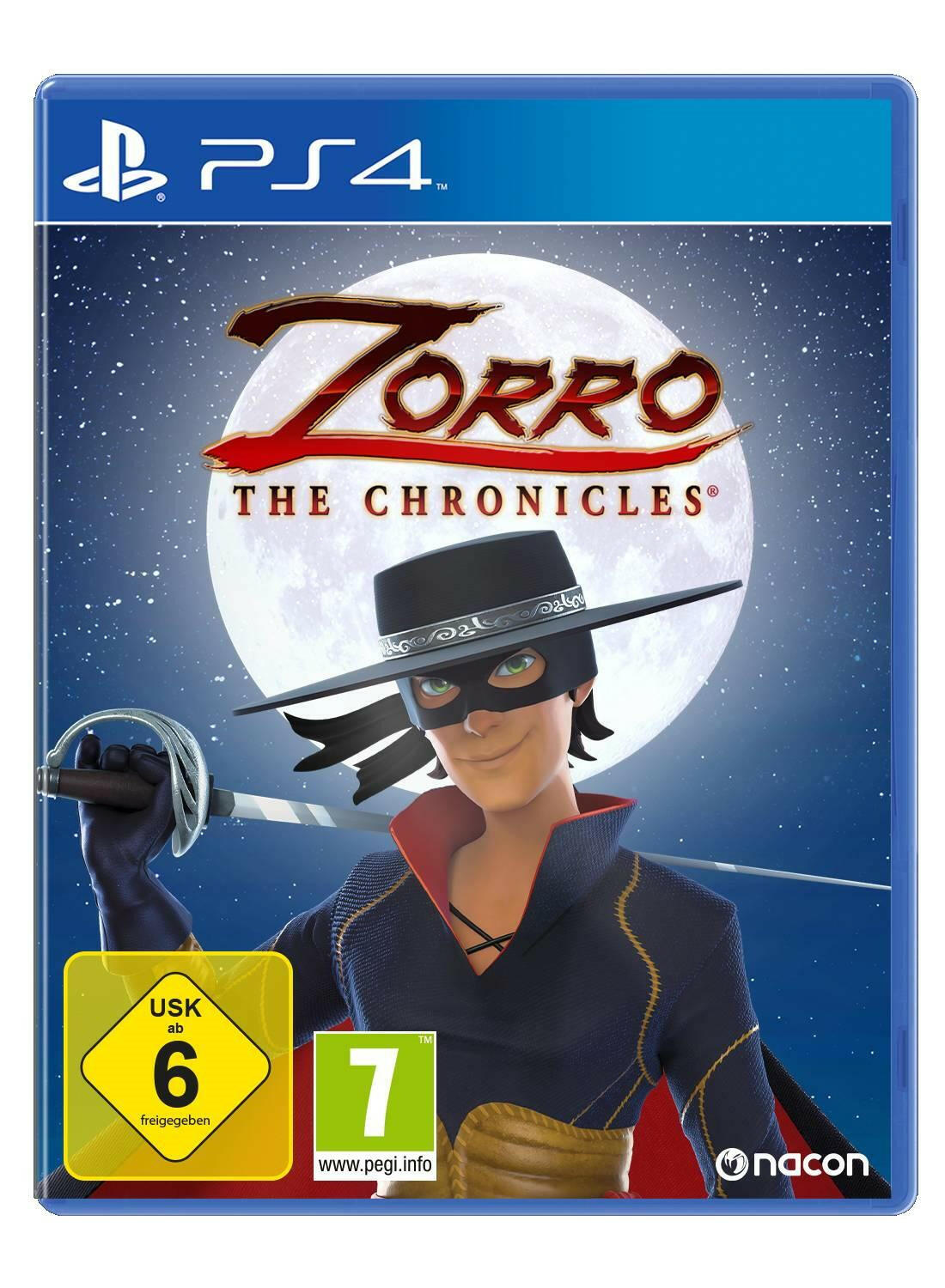 Zorro the Chronicles PS4-Spiel - Action-Adventure - 18 Level.