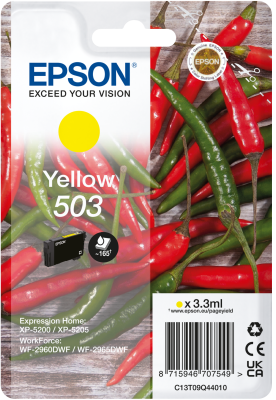 Epson 503 Gelb Tintenpatrone 165Seiten | Original - Chillies.