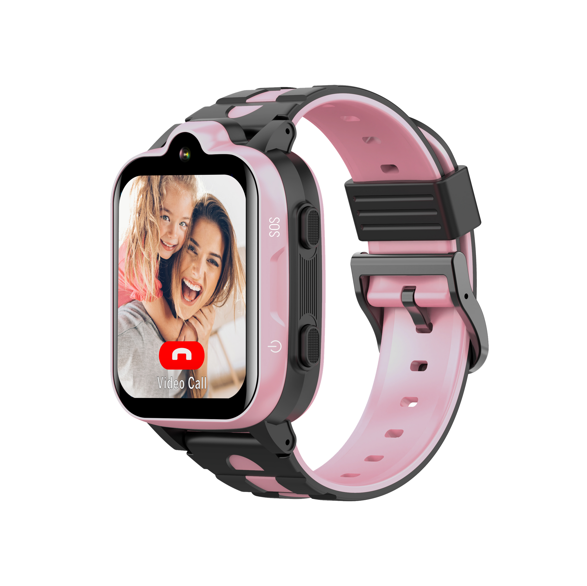 Beafon SW1 Kids Smartwatch 4G Black-Rose VoLTE SOS GPS.