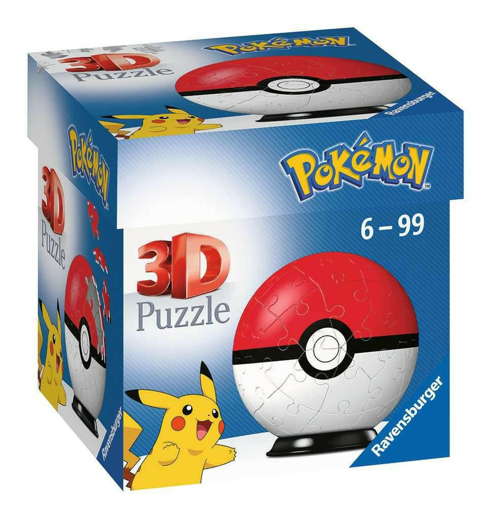 Ravensburger 3D Puzzle Pokémon Pokéball Classic 54 Teile.