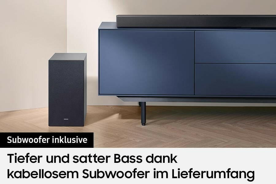 Samsung HW-C460G 2.1-Kanal Soundbar mit Subwoofer.