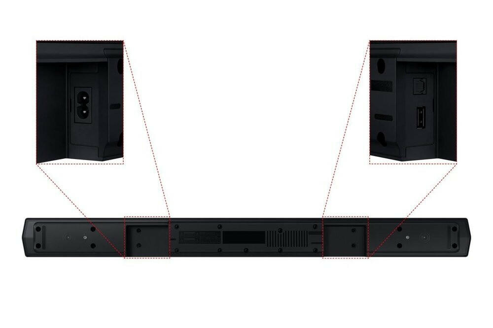 Samsung HW-C460G 2.1-Kanal Soundbar mit Subwoofer.