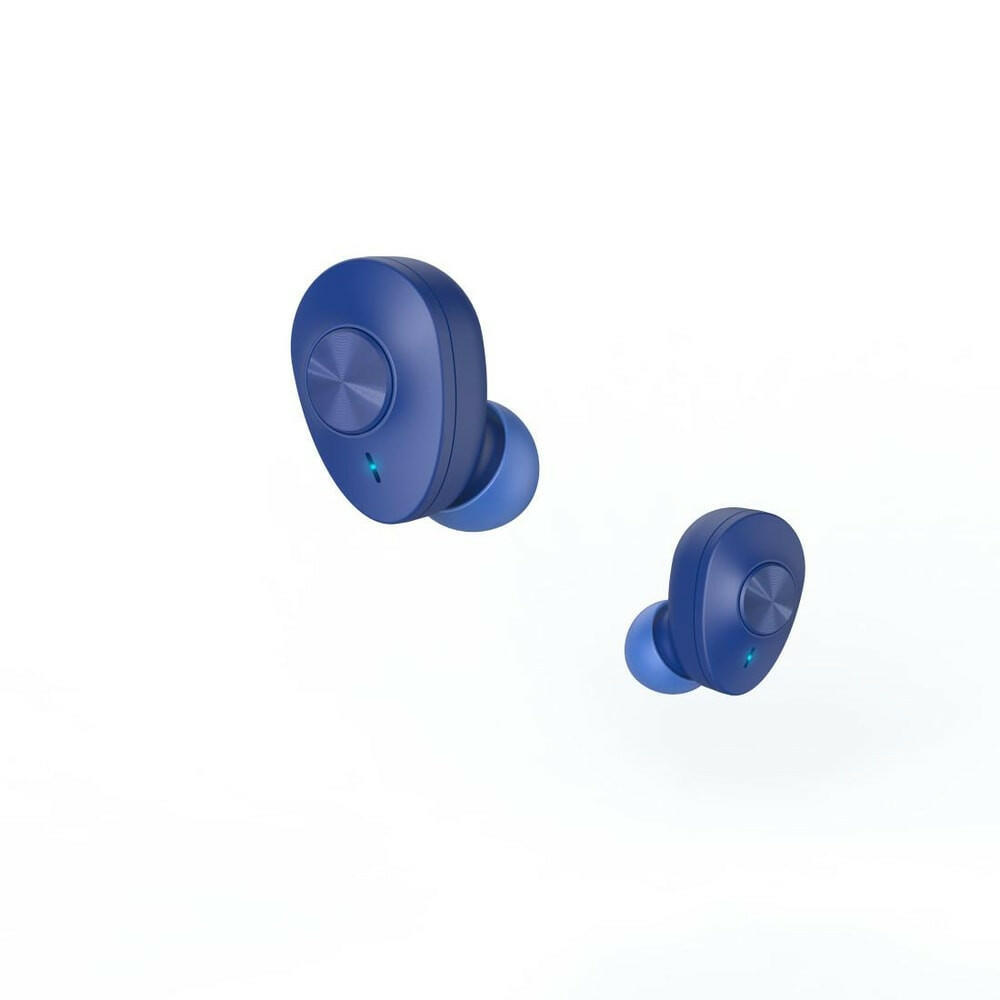 Hama Freedom Buddy Bluetooth Kopfhörer Blau TWS In-Ear LED.