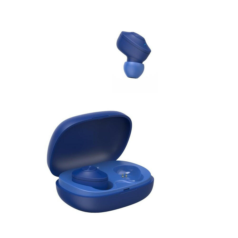 Hama Freedom Buddy Bluetooth Kopfhörer Blau TWS In-Ear LED.