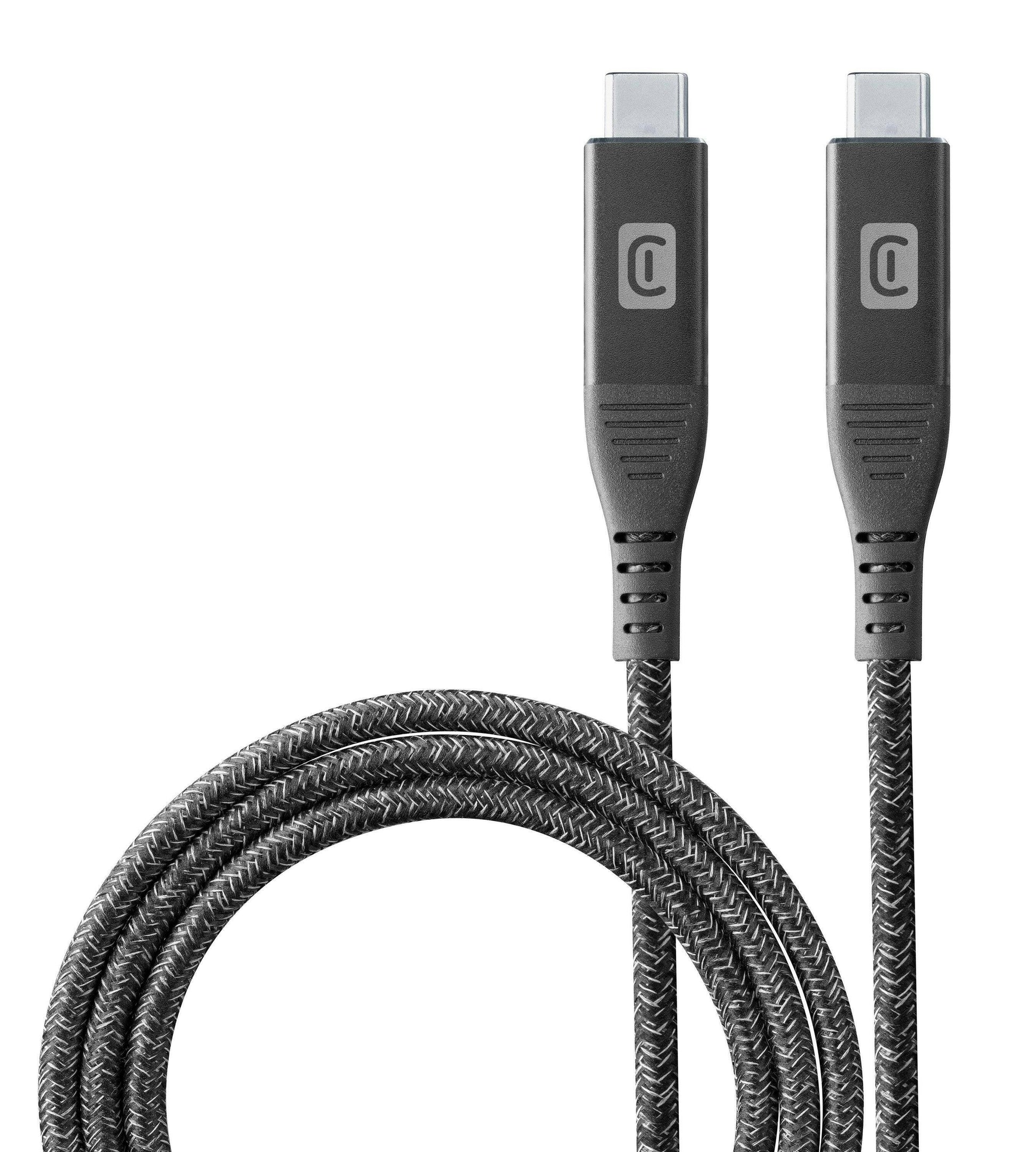 CellularLine USB-C Cable 1m Fast Transfer 5A Black.