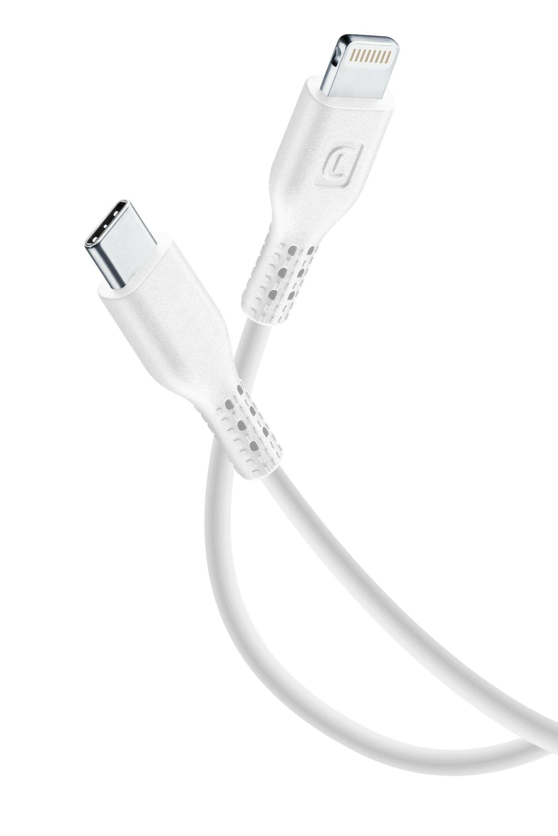 Cellularline USB-C zu Lightning Kabel 3m MFi zertifiziert.