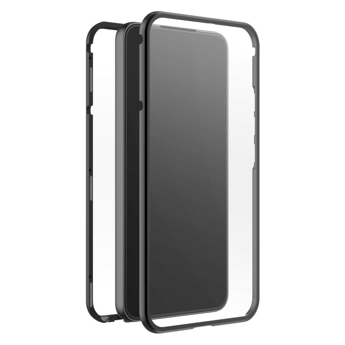 Black Rock Galaxy S23 360° Glass Case Cover, Schwarz.
