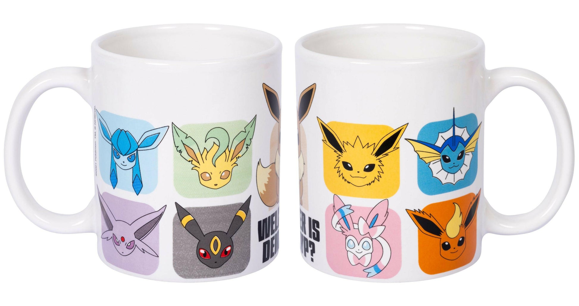 Pokemon Evoli Tasse, Keramik, 325ml, Lizenzware.