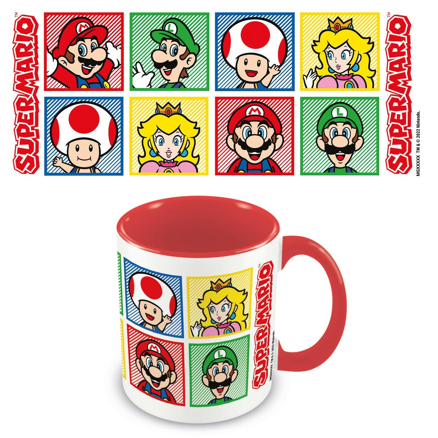 Super Mario Tasse 315 ml, Keramik, spülmaschinengeeignet.