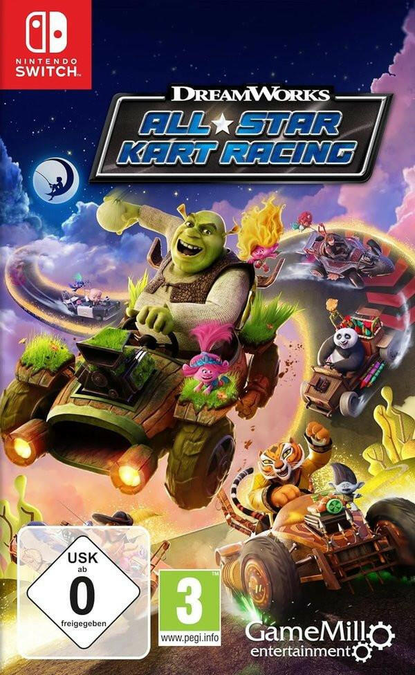 GameMill DreamWorks All-Star Kart Racing Nintendo Switch.