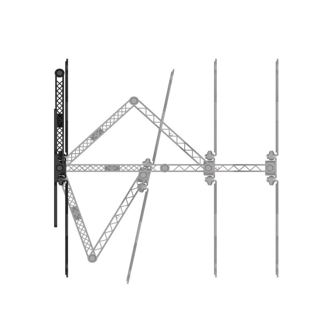 Hama TV-Wandhalterung schwenkbar neigbar slim 32-65 Zoll.