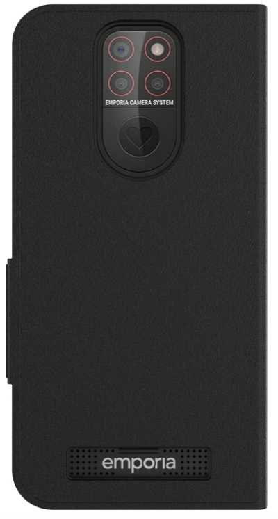 Emporia SMART.5 Mini BookCover Tasche schwarz - TPU.