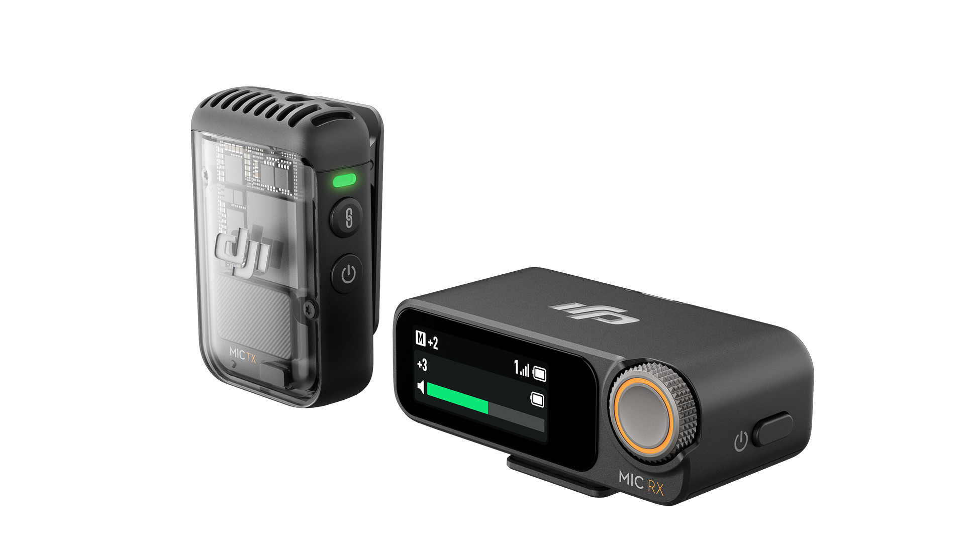 DJI Mic 2 (1 Sender + 1 Empfänger) – Kabelloses Mikrofon mit.