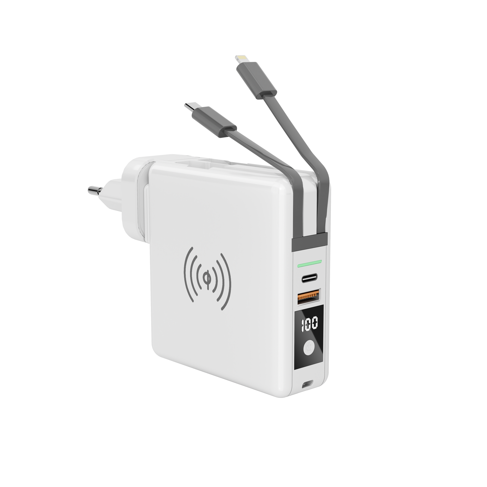 felixx Super Charger 2 Powerbank 10.000 mAh QI/PD Ladegerät.