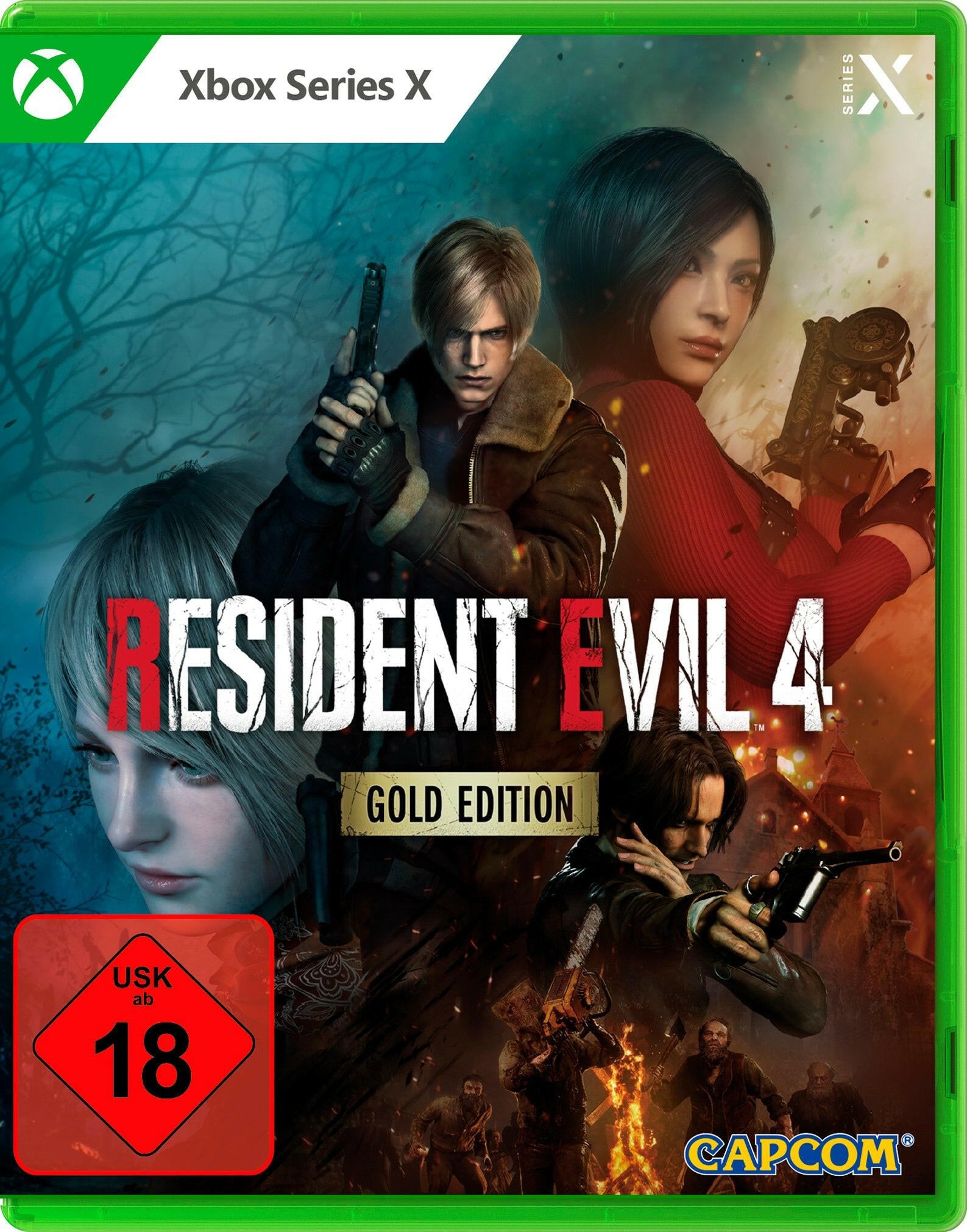 Resident Evil 4 Gold Edition Xbox Series X-Spiel Adventure.