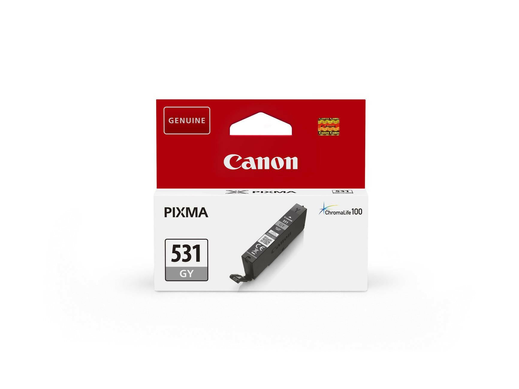 Canon CLI-531 Genuine Grey Ink Cartridge für PIXMA TS8750.